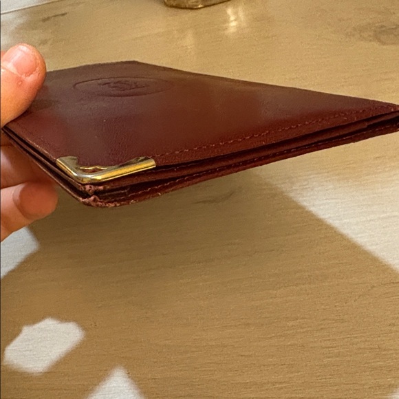 Cartier Burgundy Leather Wallet - Picture 9 of 12